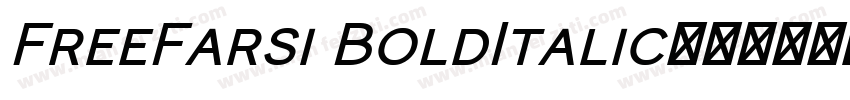 FreeFarsi BoldItalic字体转换